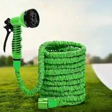 Garden Hose With 7-Function High Pressure Nozzle, Lightweight Non-Expandable Hose, Suitable For Yard, Lawn, Car Wash And Outdoor Use, Gardening Water Hose - A - View 14