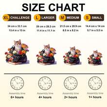 1pc Wooden Asymmetrical Cat Puzzle, Animal Shaped 2D Puzzle Toy, Suitable For Children And Adults. Educational Game, Perfect Gift For Parties, Holidays, Christmas And Birthdays. Unique Magical Desktop Decoration And Creative Wooden Puzzle Gift - Multicolor - View 4
