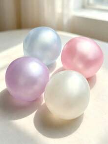 Moldable Squishy Pearl Coconut Oil Squeeze Toy, Moldable Stress Ball, Slow Rising Decompression Sensory Toy For Adults, Stress Relief Toy, Anxiety Relief, Fidget Toy, Squishy Toys - Multicolor - View 6