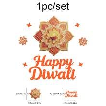 HAPPY DIWALI Party Decoration Backdrop Wall Set, Diwali Festival Celebration Door Wall Sticker - Diwali - View 5