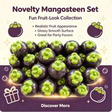 1pc Handmade Mangosteen Squeeze Ball, Clicking Sound Building Block Petal Fidget Toy - Multicolor - View 7