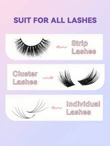 MAANGE 1pc Eyelash Glue, Transparent And Strong After Drying, Suitable For Daily Use Fake Eyelash Tool, Convenient To Carry Set, Travel Essential Eyelash Glue - Multicolor - View 8
