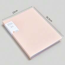 A4 Morandi Color Insert Folder, Transparent Clear, Dedicated Storage Binder, Archive Folder, Test Paper Collection Binder, With Transparent Inserts, Multi-Layer Document Binder, Music Sheet Binder, Student Test Paper Storage Bag, Photo Checklist Storage Bag - Multiple Styles - View 4