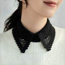1pc Minimalist Elegant Hollow Fake Collar, Women's Fashion Versatile Sweatshirt, Suitable For Daily Wear - Multicolor - View 2