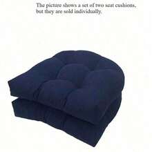 Thickened U-Shaped Outdoor Tufted Seat Cushion, Suitable For Patio, Living Room, Office, Garden And Yard - A - View 19