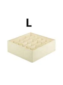 1/3pcs Drawer Divider Organizers,Foldable Wardrobe Storage Baskets And Fabric Storage Boxes,For Storing Clothes,Underwear,Bras,Ties,Accessories,Socks.Bathroom Storage Bags,Wardrobe Storage Bags,Essential For Dorm & College.Autumn Home Decor/Halloween - Beige - View 10