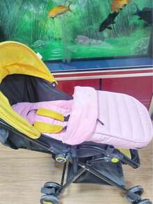 Baby Stroller Sleeping Bag Footmuff - Pink - View 4