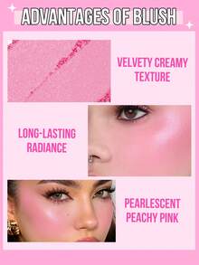 MISSLYN 3Pcs Shaping Queen Highlighter & Holo Glow Velvet Cream & Fuzzy Cloud Setting Powder Set, Radiant Velvet Blur, Long-Lasting Shine & Matte, Face Set Highlighter/Base/Powder, Daily/Party/Summer, Y2K/Soft Glam/Glass Skin, Makeup Kit - #1+#1+#01 - View 5