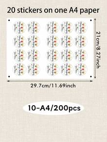 LICVIC 20-200張客製化聖誕貼紙，可加姓名，個性化聖誕老人馴鹿節日標籤，北極禮物風，客製化聖誕禮物貼紙，可自訂禮物標籤，節日派對裝飾，聖誕禮物包裝吊牌，聖誕快樂 - 風格C - 查看 9