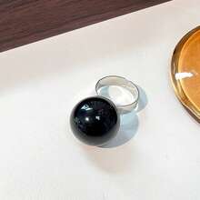 3pcs 3D Realistic Apple Resin Rings, Fun Red Apple & Green Apple Shaped Open Ring Niche Jewelry - Multicolor C - View 10