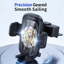 xnyocn Universal Car Phone Mount For CD Slots, 360° Rotatable GPS Navigation Mount, Compatible With All Vehicle Models - Black - View 5
