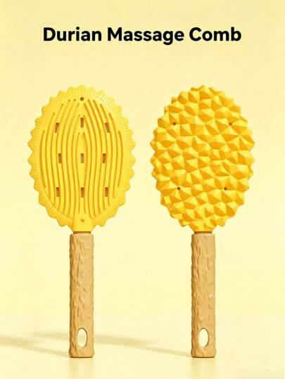 Creative Double-Sided Durian Pet Massage Brush, Suitable For Dog And Cat Shedding Grooming, Multi-Function Home Pet Hair Cleaning & Beauty Tool