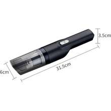 1 Pieza Aspiradora de Mano Portátil 60W, succión mayor a 5000Pa, aspiradora recargable USB, para automóvil, escritorio, hogar y oficina - Gris - Ver 2