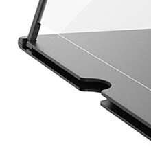Amplificador de pantalla para teléfono de 14 pulgadas, lupa plegable para celular con diseño extraíble, lente óptica HD antirreflejante para protección ocular, soporte portátil universal para películas y streaming de video en color negro - Negro - Ver 3