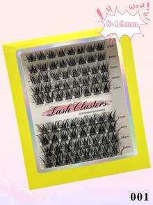 80PCS CC Individual Lash Clusters DIY Lash Clusters Fluffy&Natural Look Reusable Individual Eyelash Extension For Self Use At Home - CC - View 4