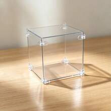 1 hộp đựng viên nén cà phê có nắp, chất liệu acrylic, phù hợp cho máy pha cà phê viên nén, viên nén cà phê, túi trà và kẹo, hộp đựng trong suốt chống bụi tái sử dụng, phù hợp cho văn phòng, nhà bếp, quán cà phê - Nhiều màu - Xem 8