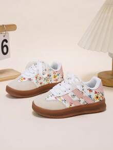 Infant Fashion Sneakers Casual Versatile Rubber Sole Outdoor Baby Walking Shoes - Pink - View 2