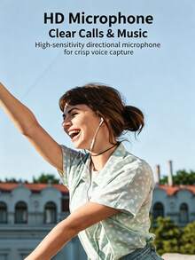 In-Ear Wired Earphones With Lightning Connector And In-Line Remote Volume Control, Compatible With IPhone 14/13/12/11/XR/XS/X/8/7/SE/Pro/Pro Max, Christmas/Family Gift - View 2