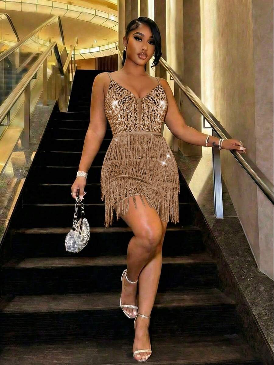CHOSMO Prom Dresses For Women, Homecoming Dresses, Sparkly Dresses For Women, Tea Party Dresses For Women, Fall Women Clothes Wedding