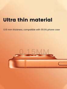 Compatible With IPhone 17/17 Pro/17 Pro/17 Air - 5pcs Matte Lens Film, Anti-Scratch, Anti-Fingerprint, High Definition, High Resolution Touch Screen, Anti-Dirty, Anti-Dust, Anti-Fingerprint, Anti-Scratch Protection - White - View 9