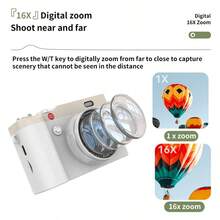 New Digital Camera Vintage CCD High Definition Flip Screen Entry Level DSLR Camera 4K High Pixel Dual Lens Fill Light Gift For Friends Classmates Holiday - View 7