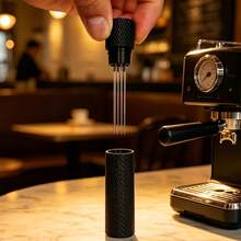 Stainless Steel Coffee Tamper Espresso Powder Stirrer 6-Needle Powder Distributor Leveler WDT Tool Coffee Shop Stirring Rod Bar Accessories - Multicolor - View 10
