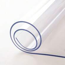 0.25Mm PVC Tablecloth Office Desk Mat Transparent Desk Pad Soft Glass Non-Washable Study Desktop Protector - Transparent - View 3