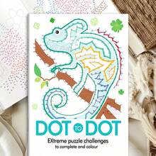 Kids Dot To Dot Puzzle Activity Book, 32 Pages Extreme Connect The Dots Worksheets, Colouring Drawing Book, Early Learning Educational Toy For Children - Green - View 8