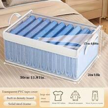 1pc Transparent Handbag Storage Box, Space-Saving Closet Organizer, Portable Dust-Proof Bag Storage Box, Can Store Handbags, Backpacks, Wallets, Dresses, Women's Clothing And Accessories, Multi-Purpose Suitable For Snacks, Kitchen, Bathroom, Dorm And Travel Use - Multicolor - View 8