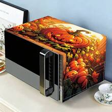 1pc Microwave Dust Cover, Home Oven Rack Dust Cover, Washable Dust Cover, Home Food Machine Dust Cover, Highly Attractive Kitchen Storage Cabinet Dust And Stain-Proof Cover - Full Coverage - View 7