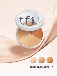 TFIT Three-Coler Concealer Makeup Conceal Cream Untuk Wajah dan Mata 10g*2 - 10g*2 - View 7