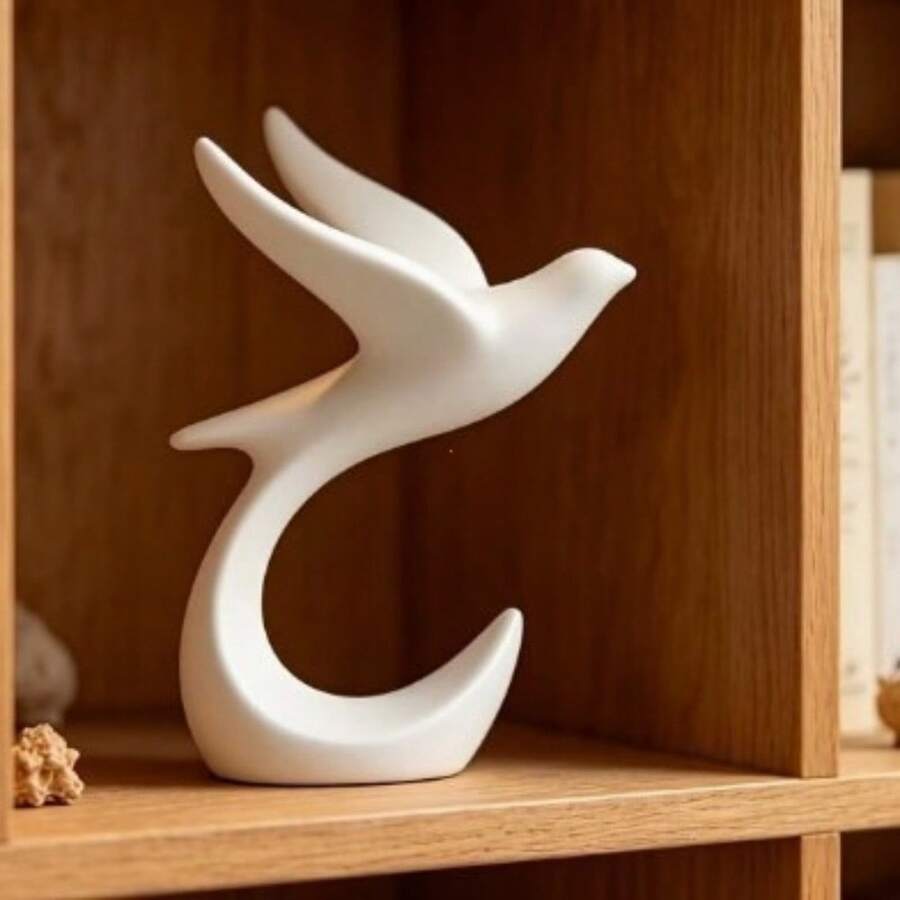 New Creative 3D Printed Flying Pigeon Craft Ornament Gift Toy - Multicolor - View 1