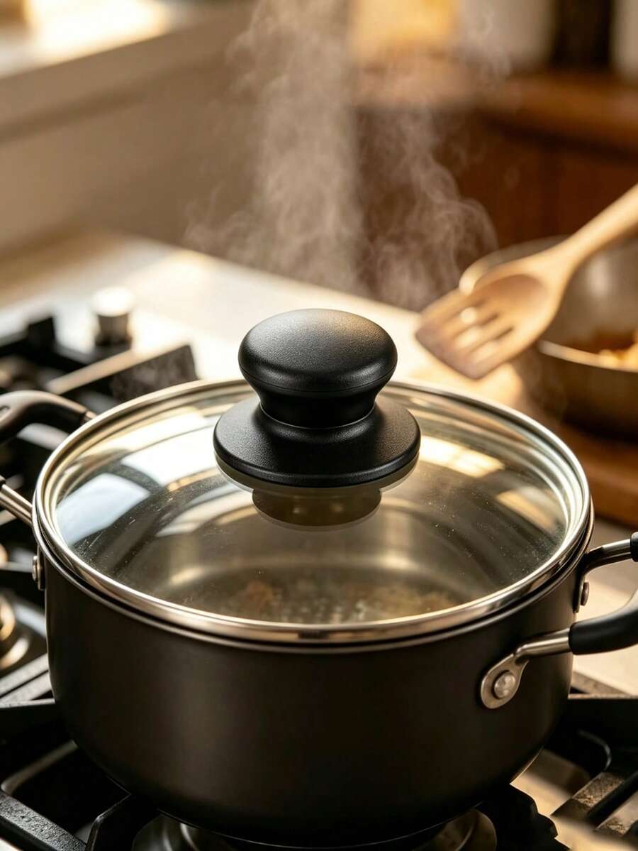 Bakelite Matte Pot Lid Knob, Large And Small Lid Cap Beads, Handle Lid Grip, Glass Lid Stainless Steel Lid Accessories, Pot Lid Knob, Replacement Handle For Clay Pot, Kettle And Glass Frying Pan Lid, Kitchen Cookware Accessories, Easy To Install, Suitable For Kitchen Utensil Lids And Handles - Multicolor - View 1