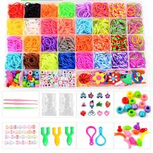 40-Piece Colorful Elastic Ribbon Set, DIY Bracelet Making Materials, Stretchable Rubber Bands For Handmade Jewelry, Friendship Bracelets, Creative Craft Projects And Christmas Gifts - 40 Slots - View 8