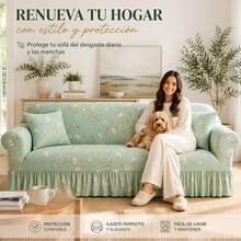 Sofa Slipcovers - Mint Green - View 2