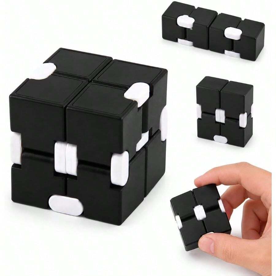 Kammoy Cubo Anti-Stress Infinito, Infinity Cube Fidget Toy Foldable - Multi-color - View 1