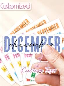 Customize Name Sticker, Personalized Stickers,Waterproof, Scratch-Resistant, With Cut-Out Effect, Suitable For Cups, Personal Items, Lunch Boxes, Cups, Books, Computers, Mobile Phones, Coffee Mugs,Phone Cases, Ceramic Mugs, Water Bottles - Multicolor - View 7