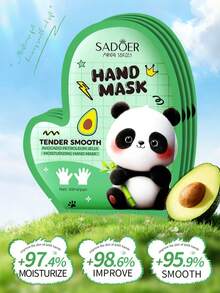SADOER Set Masker Tangan & Kaki, Melembapkan & Menutrisi, Anti Pecah-pecah, Melembutkan & Mencerahkan Kulit Tangan & Kaki, Set Hadiah Halloween & Natal - Campuran membran untuk tangan dan kaki - View 2