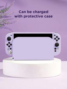 Ayotu Ghost & Bow & Book Pattern Switch Protective Case, Compatible With New Switch 2 (2025)/Switch NS/Switch OLED, Can Be Used On Dock Without Removing Protective Case, Universal Game Controller Protective Cover, Switch Game Accessories, Anti-Drop & Anti-Scratch, Halloween Theme & Birthday Gift. - View 7