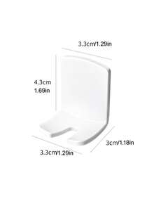 Electric Toothbrush Holder, Bottom Drainage Design, Can Store 3 Toothbrushes, 3 Brush Heads, 1 Charger And 1 Toothpaste Space, Suitable For Bathroom Storage And Organization, Modern Durable Bathroom Accessory - Multicolor - View 9