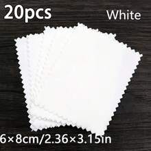 10/20pcs Jewelry Cleaning Cloth Pink Polishing Cloth Suitable For Sterling Silver, Gold, Platinum - Multicolor - View 17