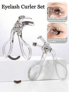 2/1pc Professional Eyelash Curler And Wide-Angle Shaping Tool, Non-Slip Handle, Wide-Angle Design For Long-Lasting Curl, Precise Eyelash Curling Rod, Suitable For Home Or Salon Use, Essential Ergonomic Beauty Tool - Multicolor - View 6