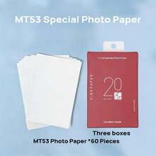 HPRT MT53 Mini 3-Inch Adhesive ZINK Inkless Thermal Photo Paper, Consumables For Pocket Photo Printer - View 16