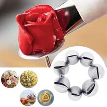 7pcs/Set Stainless Steel Cake Decorating Nozzle Set - Multicolor - View 5