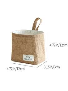 Bohemian Style Woven Storage Bag, Hanging Storage Basket Bedside Hanging Basket, Bedroom Decor, Home Decor Underwear And Miscellaneous Items Storage Bin, Suitable For Bedroom, Kitchen, Living Room Desktop Organization And Storage, Home Decor Essential - Multicolor - View 12