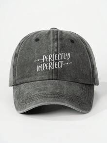 1件 Y2K 滑雪帽 中性款 刺繡 PERFECTLYS 水洗棒球帽 適合日常戶外旅行防曬 - 棒球帽 - 查看 19
