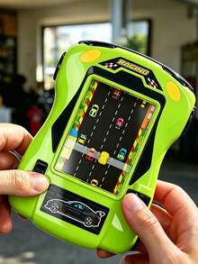 Consola de juegos de aventura portátil sin batería, simulación de conducción, máquina de juegos de carreras divertida, portátil móvil, operación manual, regalo de vacaciones - Multicolor - Ver 3
