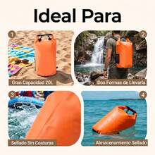 Outdoor Backpack Waterproof Bag, Compression Bag - Orange - View 9