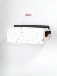 1/2pcs Magnetic Paper Towel Holder, Suitable For Refrigerator, Washing Machine And Microwave - Space-Saving Design, Easy To Remove And Install, Kitchen & Bathroom Accessories - Multicolor - View 15