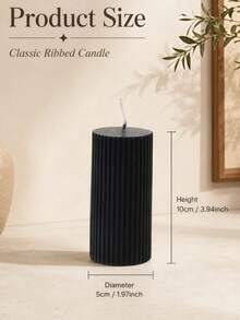 1/4pcs Dark Style 4-Color Scented Candle Set (Black/Brown/Red/Orange), Size 1.97*3.94 Inches, Atmosphere Creation, Home Decor, Perfect Gift Choice, Luxury Decoration, Halloween, Halloween Gift, Back To School - Multiple Styles - View 13